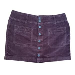 We the Free Micro Mini Straight Skirt in Chocolate Brown Size 27